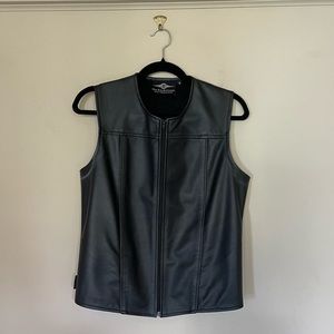 Leather vest size small